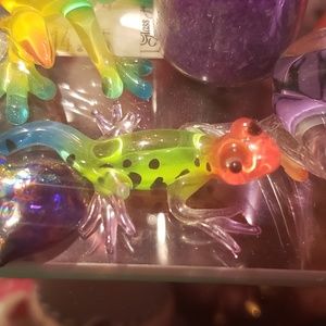 Small multi-colored gecko lizard